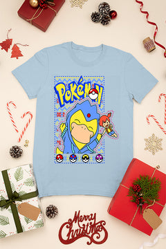 KIDS UGLY Psyduck Christmas Cheer T-shirt | Pokemon Psyduck | Kids Ugly Christmas