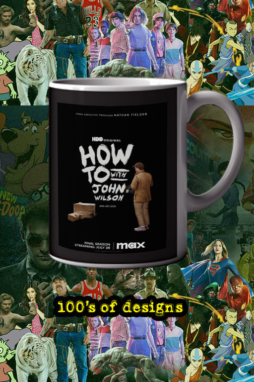 How to with John Wilson 11oz Mug | TV Show Poster Design | Unique Gift | Entertainment | Coffee Cup