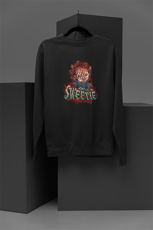 Horror Chucky | Creepy Cozy Pullover | Scary Halloween Sweatshirt