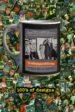 Trainspotting 11oz Mug Ewan McGregor Film Memorabilia Poster Art | Movie Collectible Gift Item for Fans