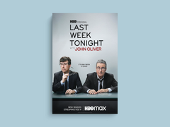 Last Week Tonight with John Oliver Canvas Print | TV Show | John Oliver | Wall Art | Home Decor