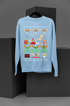UGLY Gizmo from the Gremlins Christmas Chaos Sweatshirt | 80s Icon | Retro