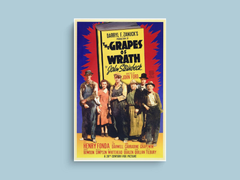 The Grapes of Wrath Canvas Print | Classic Film Design | Henry Fonda Art Print