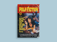 Pulp Fiction Canvas Print | Samuel L. Jackson | John Travolta | Film Art Design