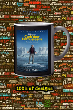 Curb Your Enthusiasm 11oz Mug Larry David | TV Show Design Merchandise