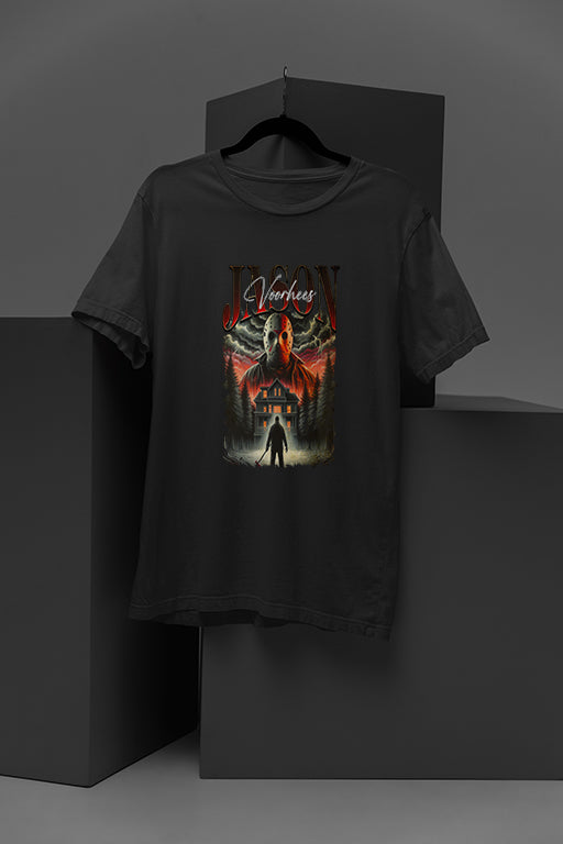 Horror Jason Voorhees | Scary Vintage Graphic Tee | Costume Gift | Halloween