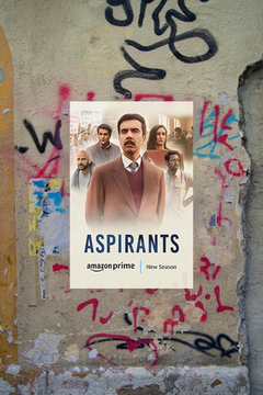 Aspirants Web Series Poster | TV Show Aspirants | Premium Gloss Print | Vintage Aspirants Design | Lead Actor Name Poster