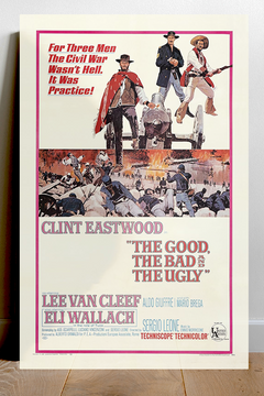 The Good, the Bad and the Ugly Clint Eastwood & Lee Van Cleef Poster Print | Classic Western Film Art | Gloss Movie Poster Art Print | Film Memorabilia Art Print