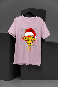 UGLY Goofy Giraffe in Santa Hat | Retro Christmas Ugly Design | Vintage 90