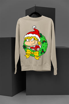 UGLY Angelica's Festive Fusion | Retro Rugrats Angelica | Christmas Ugly Sweatshirt
