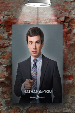 Nathan for You Premium Gloss Poster | Nathan Fielder TV Show | Comedy Central Design | Fan Art Print | Dorm Room Decor