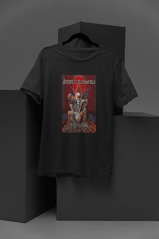 Sevenfold Hail To The King | Band Tee | Avenged Sevenfold Tribute Shirt | Metalcore Fashion | Hail to the King Era Merch | Music Lover Gift