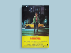 Taxi Driver Canvas Print | Film Design | Robert De Niro Memorabilia | Movie Fan Art