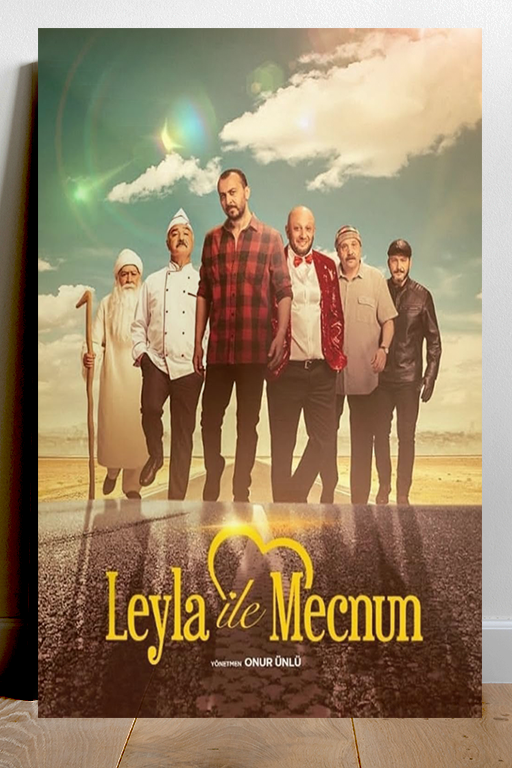 Leyla ile Mecnun Poster | Premium Gloss Design | TV Show Decor | Etsy SEO | Turkish TV Series | Cetin Tekindor | Binnur Kaya | Unique Wall Art