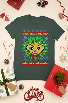 UGLY Roaring Christmas Simba Lion King T-Shirt | Retro 90s Nostalgia