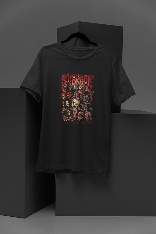 Slipknot Antennas To Hell | Vintage Band Tee | Iconic Nu-Metal Era | Metal Music Merch | Slipknot Fan Apparel