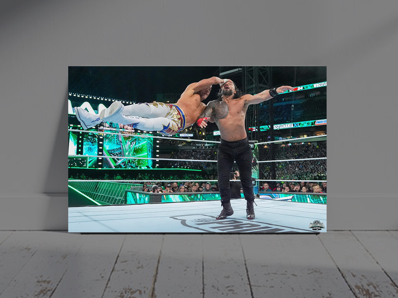 Wrestlemania 40 Premium Gloss Poster | Cody Rhodes And Roman Reigns Cody Cutter | Wrestlemania 40 Design for Fans | Wrestlemania 40 Poster for Wrestling Enthusiasts