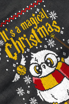 KIDS UGLY: Harry Potter Christmas | Hogwarts Style | Magical Kids Christmas Tee