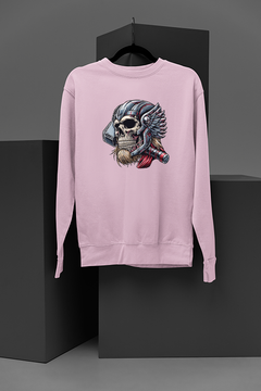 "Thunder Skull Sweatshirt | Marvel Inspired Ice Skull Sweatshirt | Thor Graphic Sweatshirt"