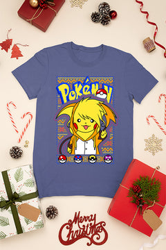 KIDS UGLY Pikachu Christmas Sweater | Pokemon Holiday Cheer | Retro Style | Kids Winter Fashion