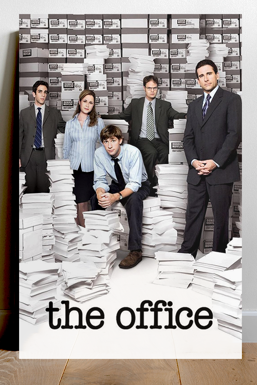 The Office USA Poster Dwight Schrute | Jim Halpert | TV Show Design