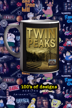 Twin Peaks 11oz Mug Featuring Kyle MacLachlan | David Lynch TV Show Design