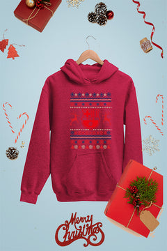 KIDS UGLY Barcelona FCB Logo Christmas Hoodie | Kids Ugly Christmas Sweater