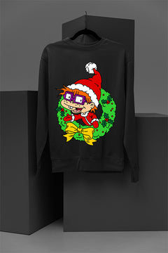 UGLY Retro Rugrats Chuckie Christmas Sweatshirt | 90s Cartoon Character | Vintage Ugly