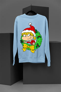 UGLY Angelica's Festive Fusion | Retro Rugrats Angelica | Christmas Ugly Sweatshirt