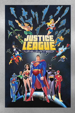 Justice League Unlimited Batman Premium Gloss Poster | Justice League TV Show Design | Home Decor Poster