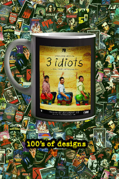 3 Idiots 11oz Mug - Film Memrobillia | Bollywood Movie Gift | Aamir Khan | Kareena Kapoor | Comedy Drama Film Merchandise