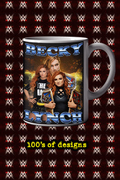 BECKY LYNCH 11oz Mug | Pro Wrestling Champion | Unique BECKY LYNCH Image