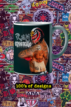 Rey Mysterio 11oz Mug | Pro Wrestling | Rey Mysterio Design