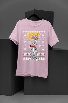 UGLY Bugs Bunny Christmas Retro Festive Tee | Looney Tunes Nostalgia | Vintage