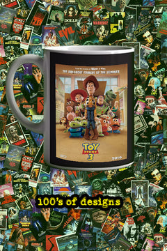 Toy Story 3 11oz Mug featuring Buzz Lightyear | Film Memorabilia | Woody | Retro Design | Movie Poster Art | Collector's Item