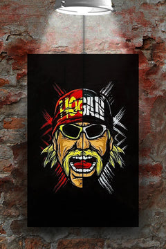 HULK HOGAN – Classic vs nWo 24x36 Inch Gloss Poster | Wrestling Icon Wall Art | Vintage WWF/WCW Tribute
