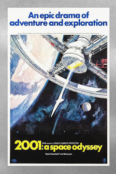 2001 A Space Odyssey Art Print Keir Dullea Bowman Dave HAL 9000 | Sci-Fi Movie Poster Home Decor | Classic Stanley Kubrick Film Art | Space Odyssey Movie Memorabilia