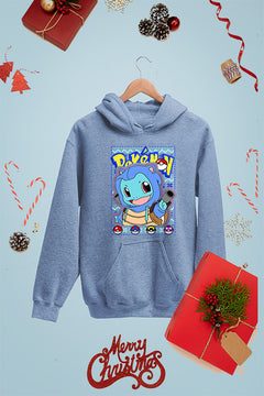 KIDS Ugly Christmas Squirtle Hoodie from Pokemon | Kids Christmas Ugly Design | Limited