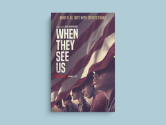 When They See Us Canvas Print | Lead Actor Name Artwork for Fans of TV Show Home Decor