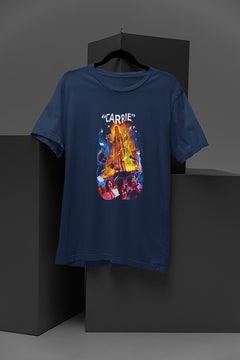"Horror Carrie Vintage Graphic Tee | Scary Movie Costume Gift | Halloween"