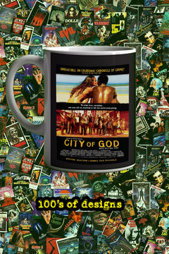 City of God 11oz Mug | Film Memorabilia | City of God Design | Lead Actor's Name