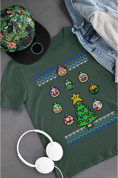 KIDS UGLY Super Mario Bros Christmas Chaos Tee | Retro Gaming | Festive Fun | Classic