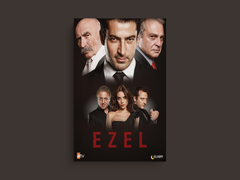 Ezel Canvas Print | Tuba Büyüküstün & Kenan İmirzalıoğlu | Ezel TV Show Design