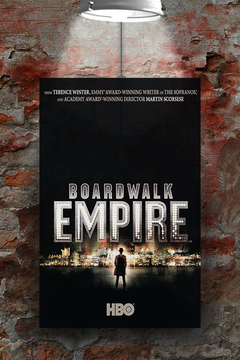 Boardwalk Empire Steve Buscemi Gloss Poster | Vintage TV Show Memorabilia | Nucky Thompson Wall Decor