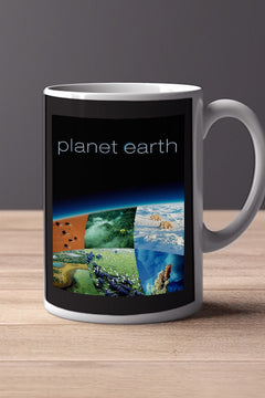 Planet Earth 11oz Mug | Documentary Series David Attenborough Design