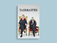 Taskmaster Canvas Print | TV Show Taskmaster Design | Featuring Lead Actor's Name | Unique Wall Art