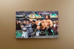 Wrestlemania 40 Canvas Print | CM Punk Drew McIntyre Wrestlemania 2025 Design | Wrestling Art Decor | WWE Fans Gift | Home & Office Wall Art