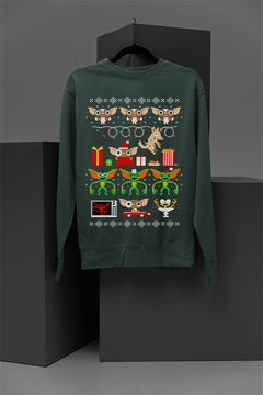 UGLY Gizmo from the Gremlins Christmas Chaos Sweatshirt | 80s Icon | Retro