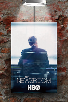 The Newsroom | Jeff Daniels Gloss Poster for Fans of the TV Show and Aaron Sorkin Designs