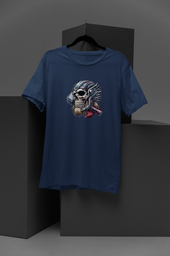 "Thunderous Frostbite T-Shirt | Marvel Inspired Ice Skull Tee | Norse God Graphic Shirt"